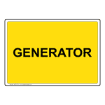 Generator Sign