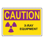 OSHA RADIATION CAUTION X-Ray Equipment Sign With Symbol