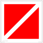 Reflective Interior Hazards Vacant Building Sign