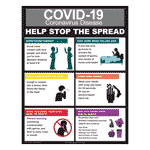 Covid-19 Coronavirus Disease Help Stop The Spread Poster