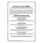 Portrait California Section 25658.4 Business and Professions Code Sign NHEP-27539-California