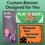 Let Us Design a Custom Vinyl Banner for You