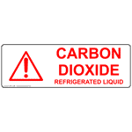 Carbon Dioxide Refrigerated Liquid Label for Hazmat NHE-14980
