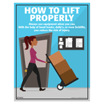 How To Lift Properly Poster