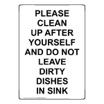 Portrait Please Clean Up After Yourself And Sign NHEP-35807