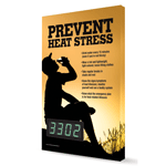 Prevent Heat Stress LED Temperature Display Sign CS614599