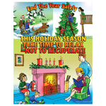 End The Year Safely This Holiday Season Poster, 22x17 in. Paper