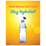 Heat Stress Isn't Cool Poster, 22x17 in. Paper