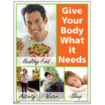 Give Your Body What It Needs Poster