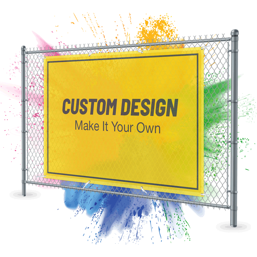 Your Custom Design Mesh Banner