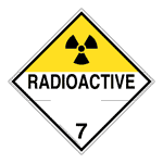 DOT Radioactive 7 Sign DOT-13237 Hazardous Loads