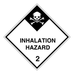 DOT Inhalation Hazard 2 Sign DOT-9870 Hazardous Loads