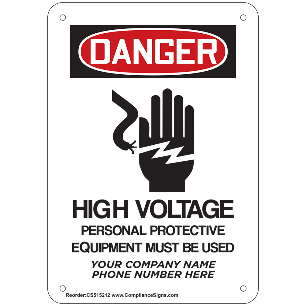 High voltage symbol stickers signs-Self adhesive stickers 50 x 50 mm Pack of 15 
