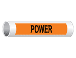 Orange Power Conduit Marker