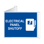Electrical Panel Shutoff Sign NHE-13817Tri Electrical Panel
