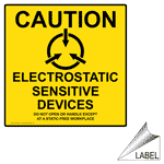 Electrical - Static & Grounding Signs and Labels