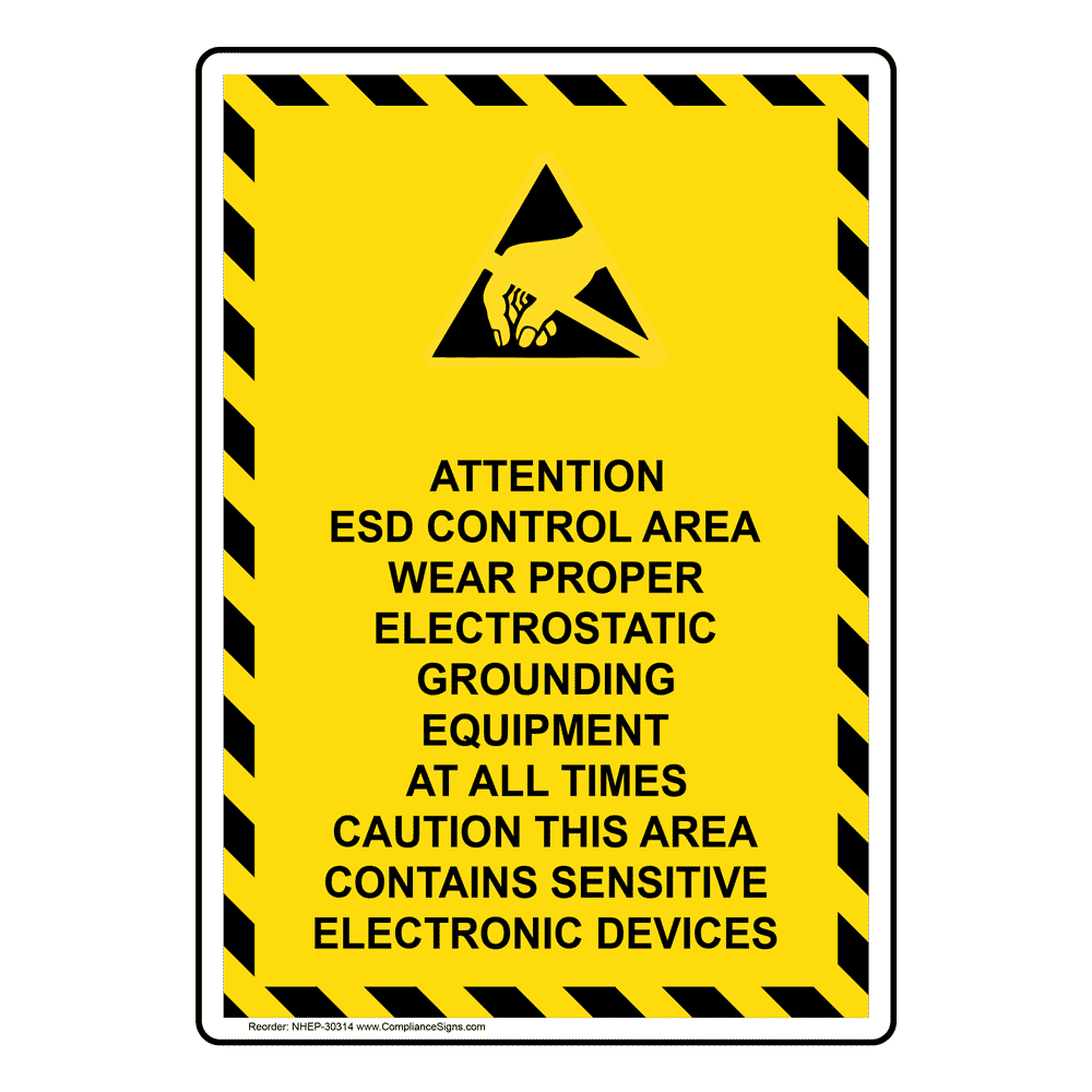 vertical-sign-esd-static-attention-esd-control-area