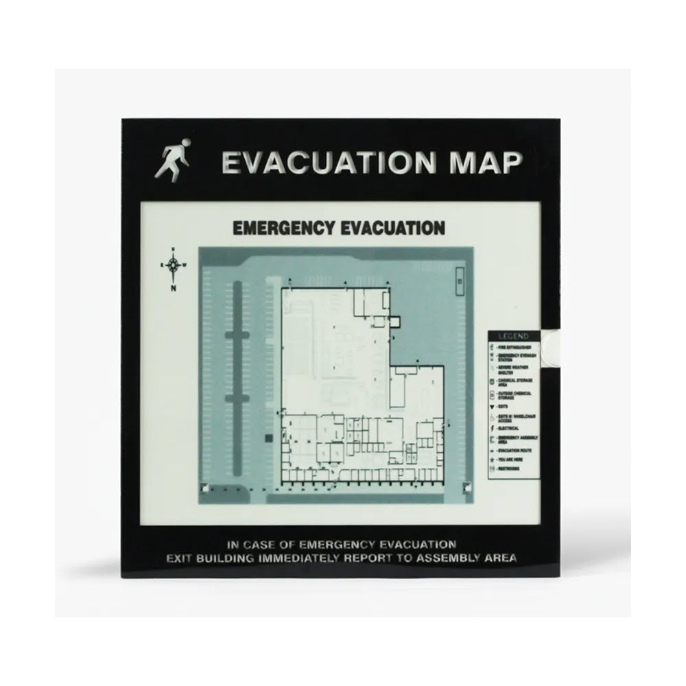 Emergency Evacuation Map Holder