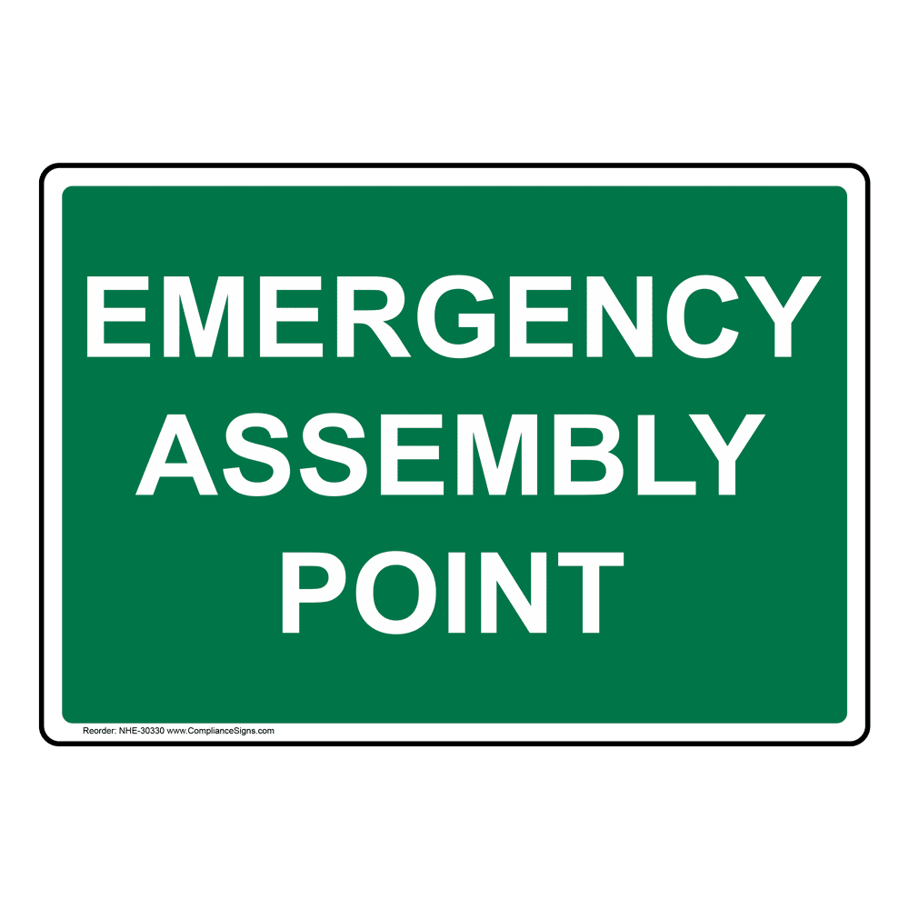 Emergency assembly point hi-res stock photography and images - Alamy