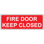Fire Door Keep Closed Sign NHE-7405 Exit Emergency / Fire