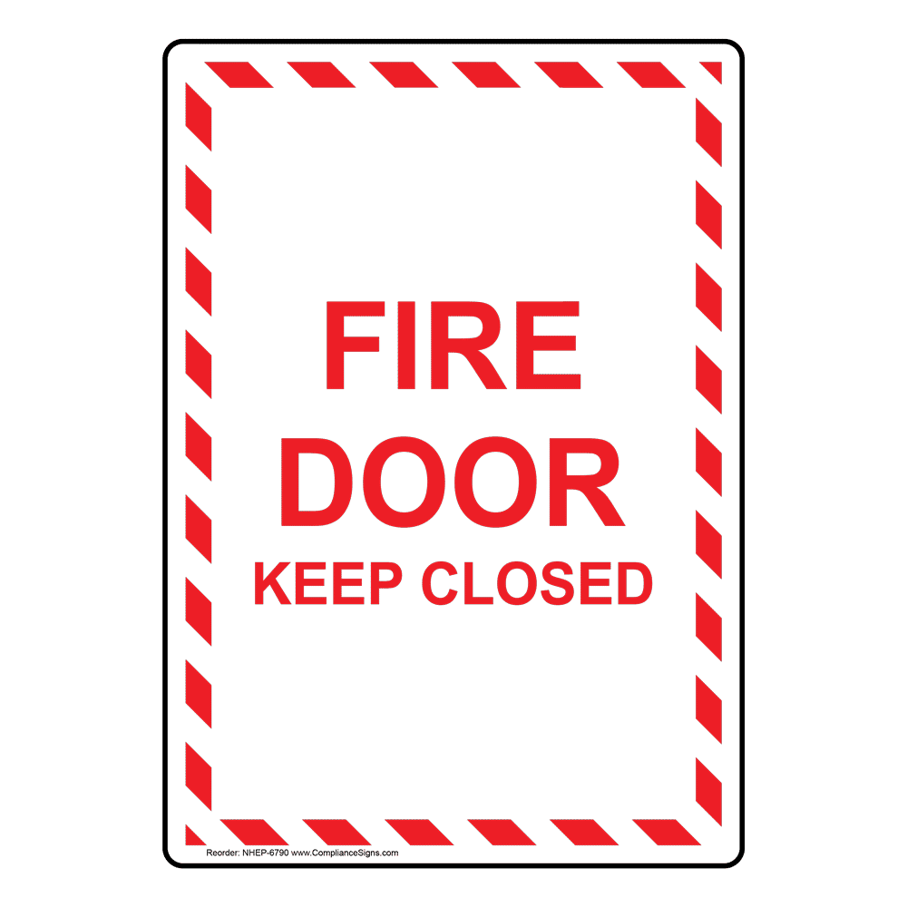 76mm Dia Screw Fixed Stainless Steel 10x Fire Door Keep Locked Sign Supplied 