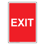 Portrait Exit Sign NHEP-6744