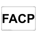 FACP Sign NHE-30646