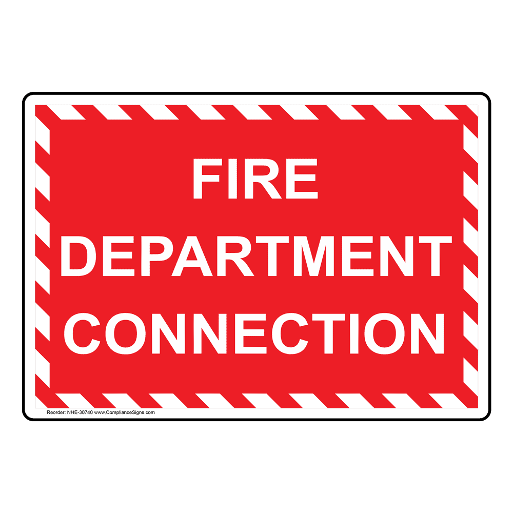 fire-department-connection-sign-nhe-30740