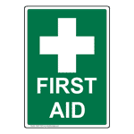 First Aid Sign With Symbol NHEP-7220
