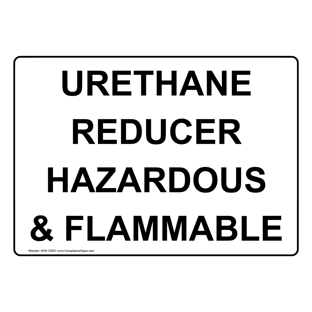 hazmat-flammable-sign-urethane-reducer-hazardous-flammable