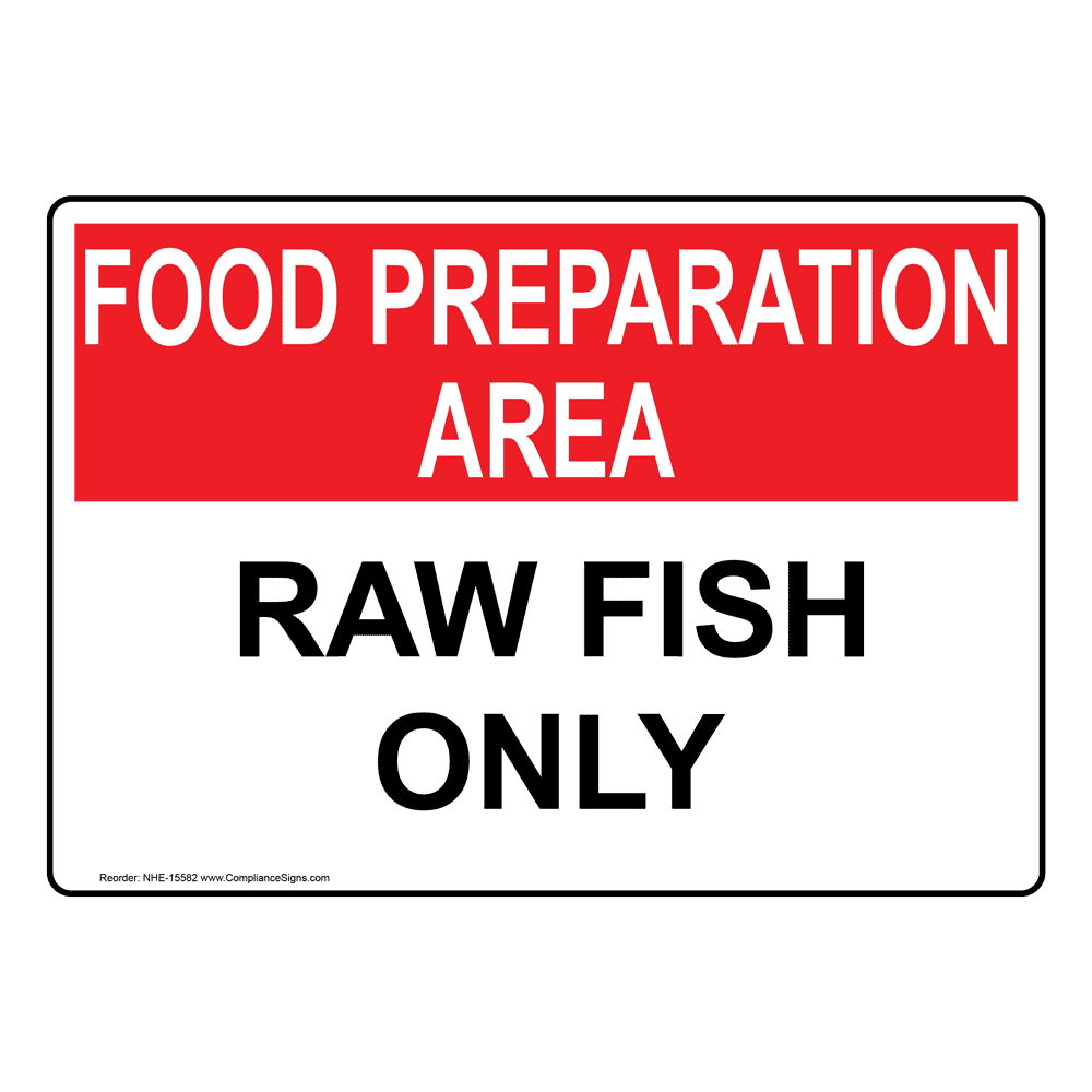 Food Prep / Kitchen Safety Sign - Keep This Kitchen Area Clean