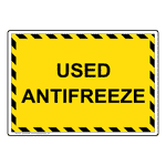 Used Antifreeze Sign NHE-31780