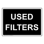 Used Filters Sign NHE-31782