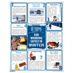 8 Tips For Working Safely In Winter Poster CS722389