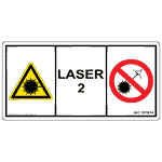 IEC Laser 2 IEC 1070/14 Sign IHE-37991