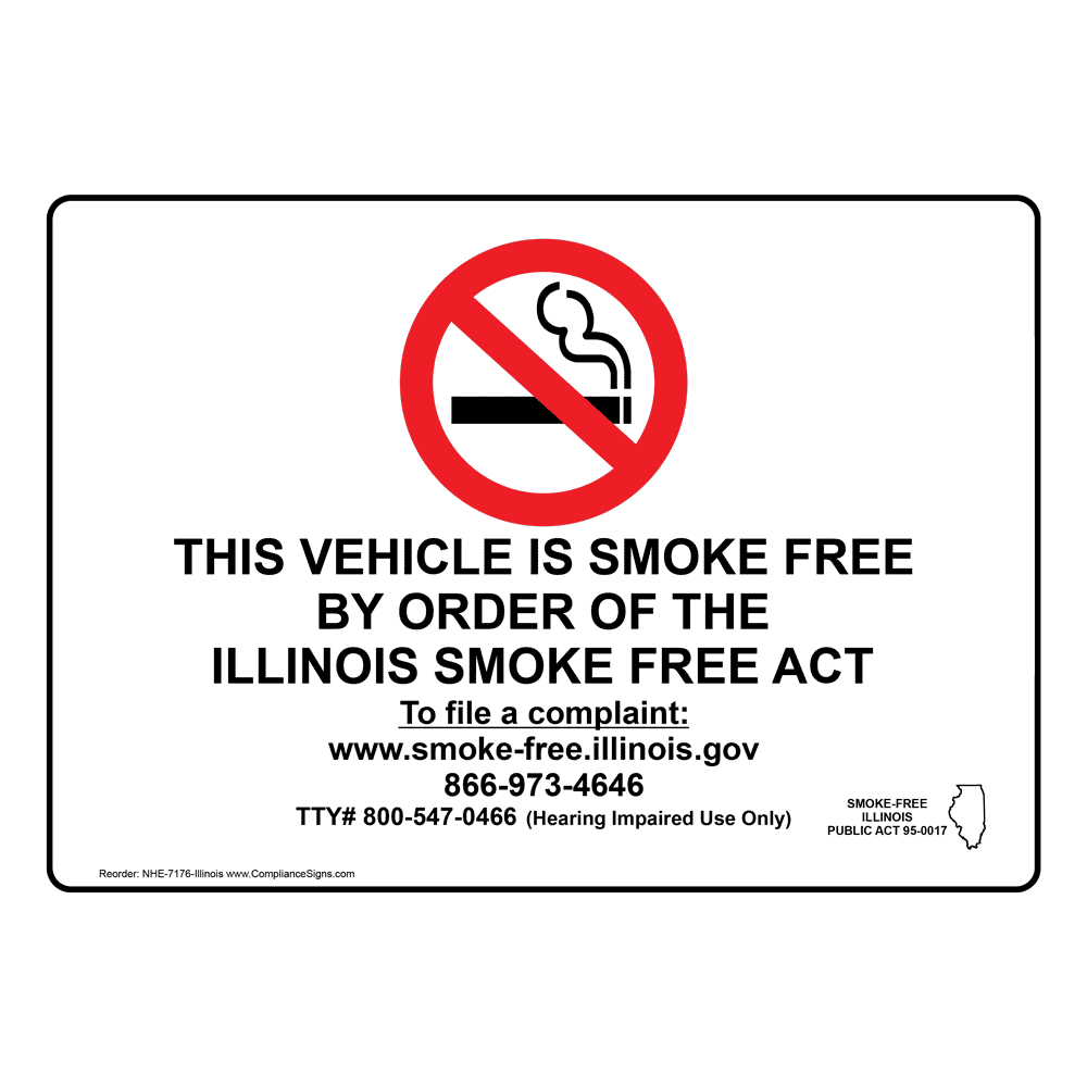 Illinois No Smoking Sign Requirements