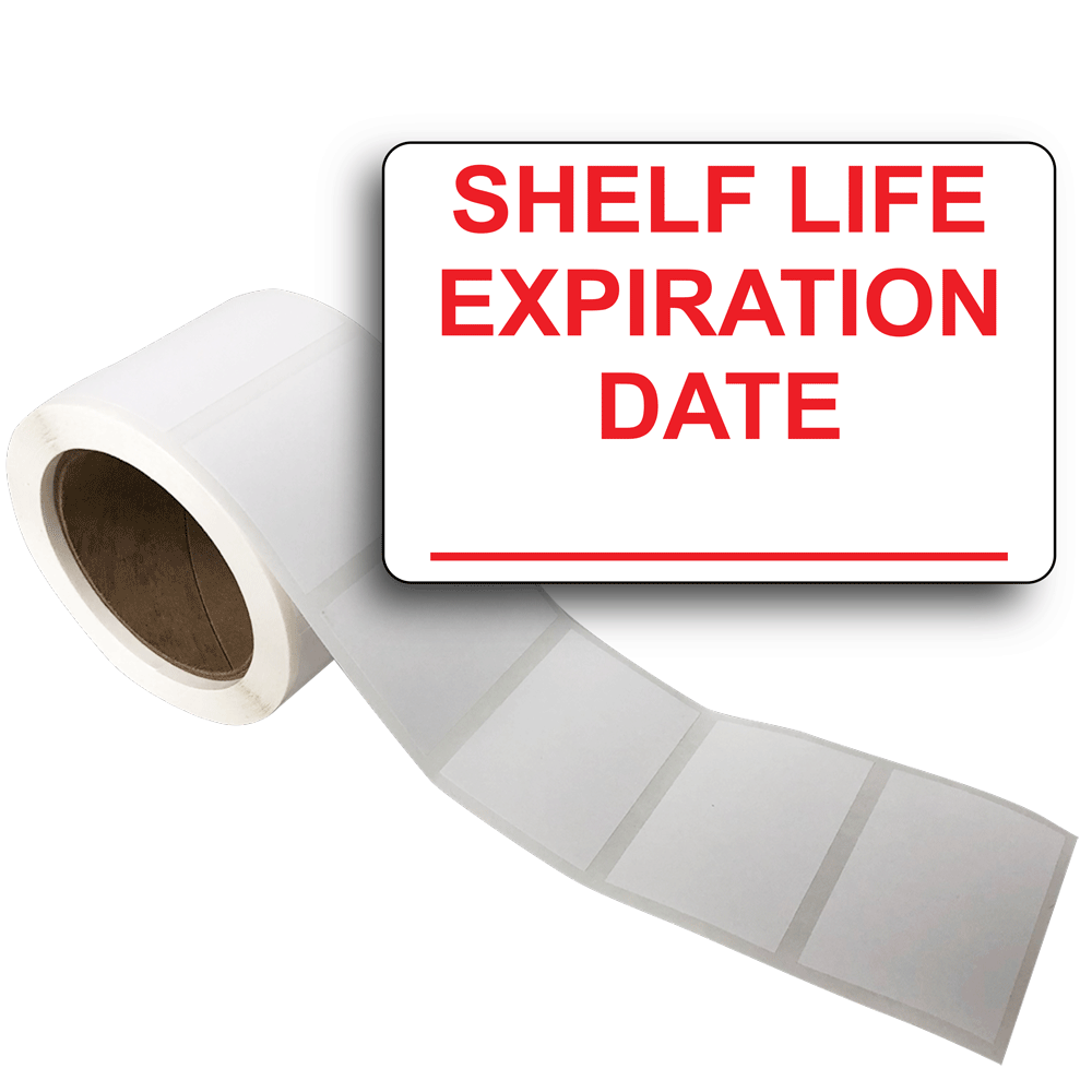 Shelf Life Expiration Date Roll Label Ldre 50594