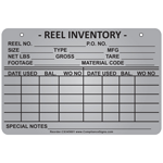 Silver Reel Inventory Reel No. P.O. No. Size Tag CS345601