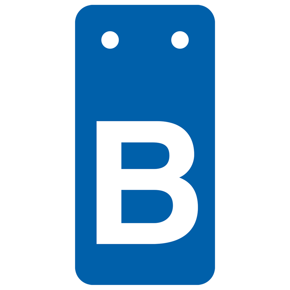 tagです Phase Wire Tag - B - Blue