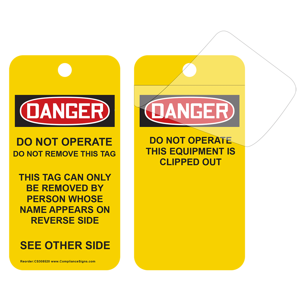Danger Lockout Equipment Before Servicing Osha Metal Sign