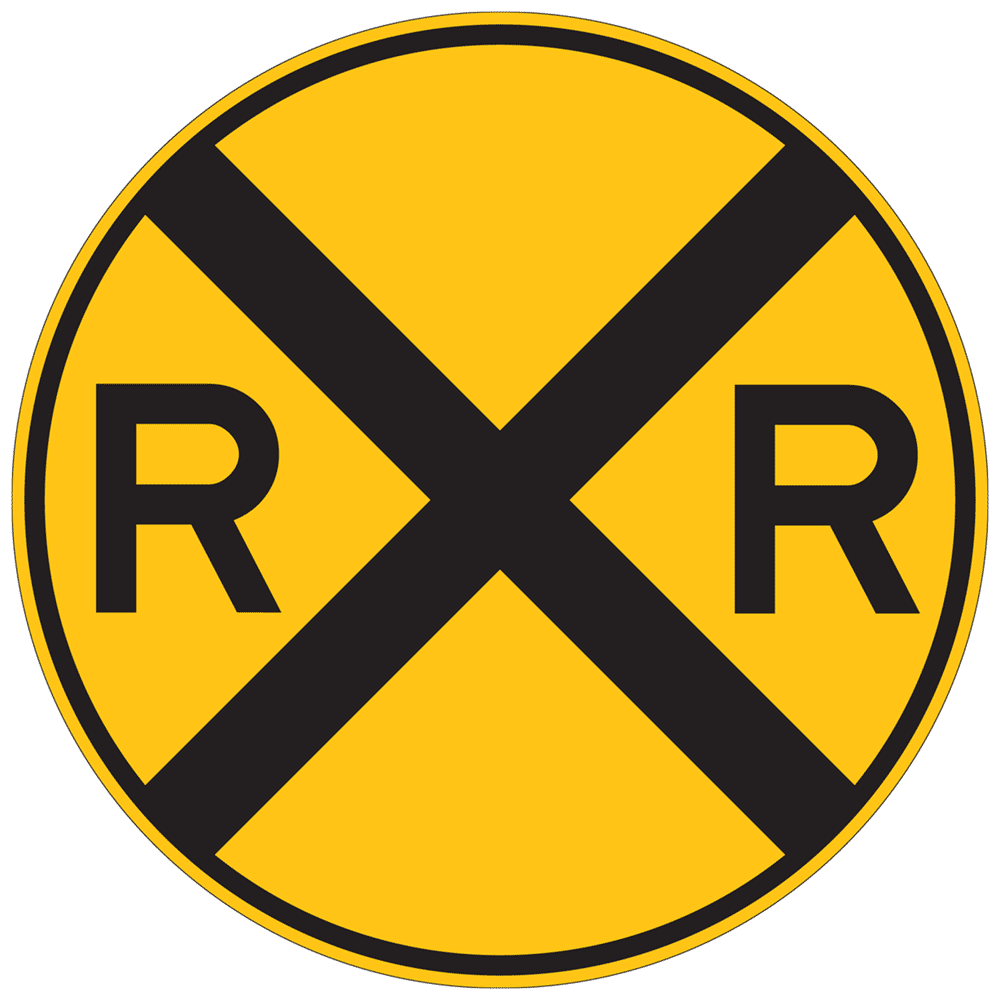 RR Cross Sign Federal MUTCD W10 1 Reflective Street Signs