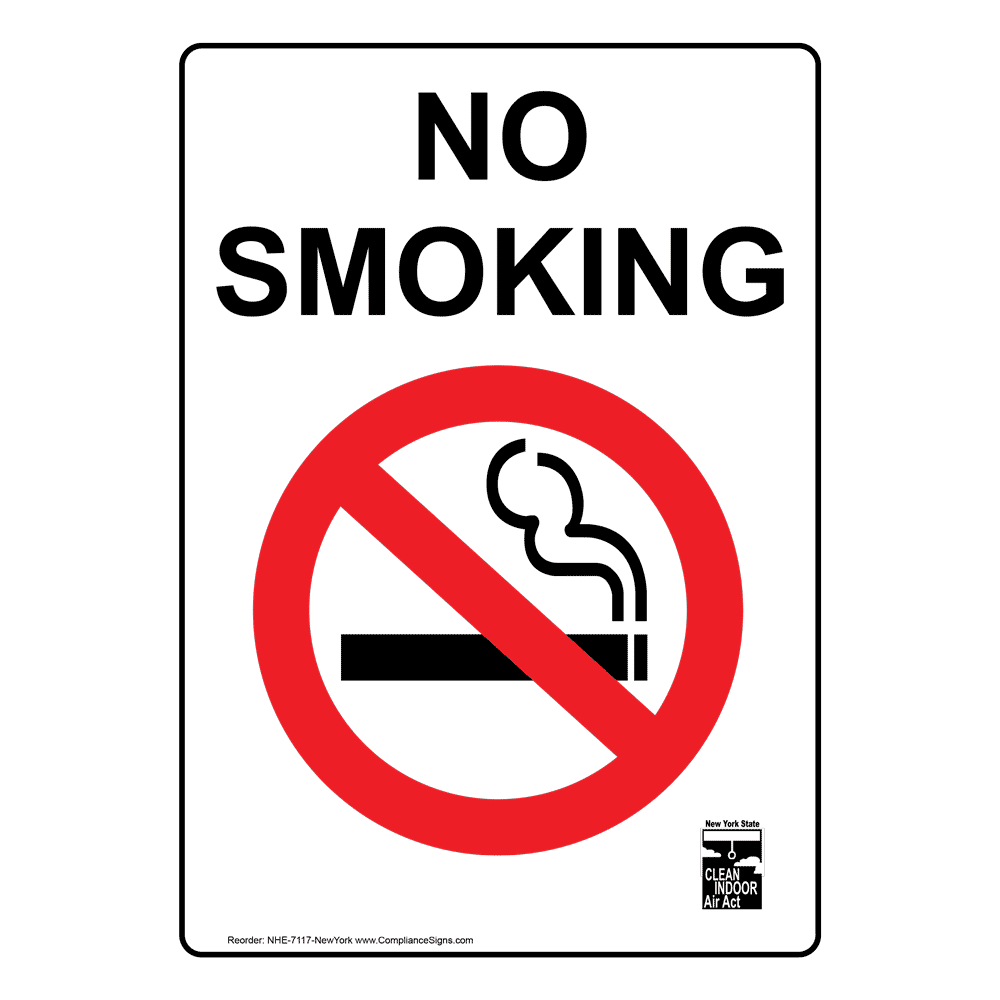 Señal de no fumar – Sign Guys NYC