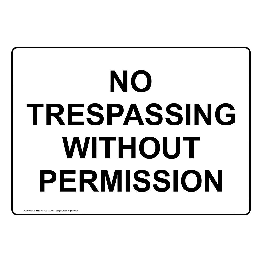 Authorized Personnel Only Sign No Trespassing Without Permission 7782