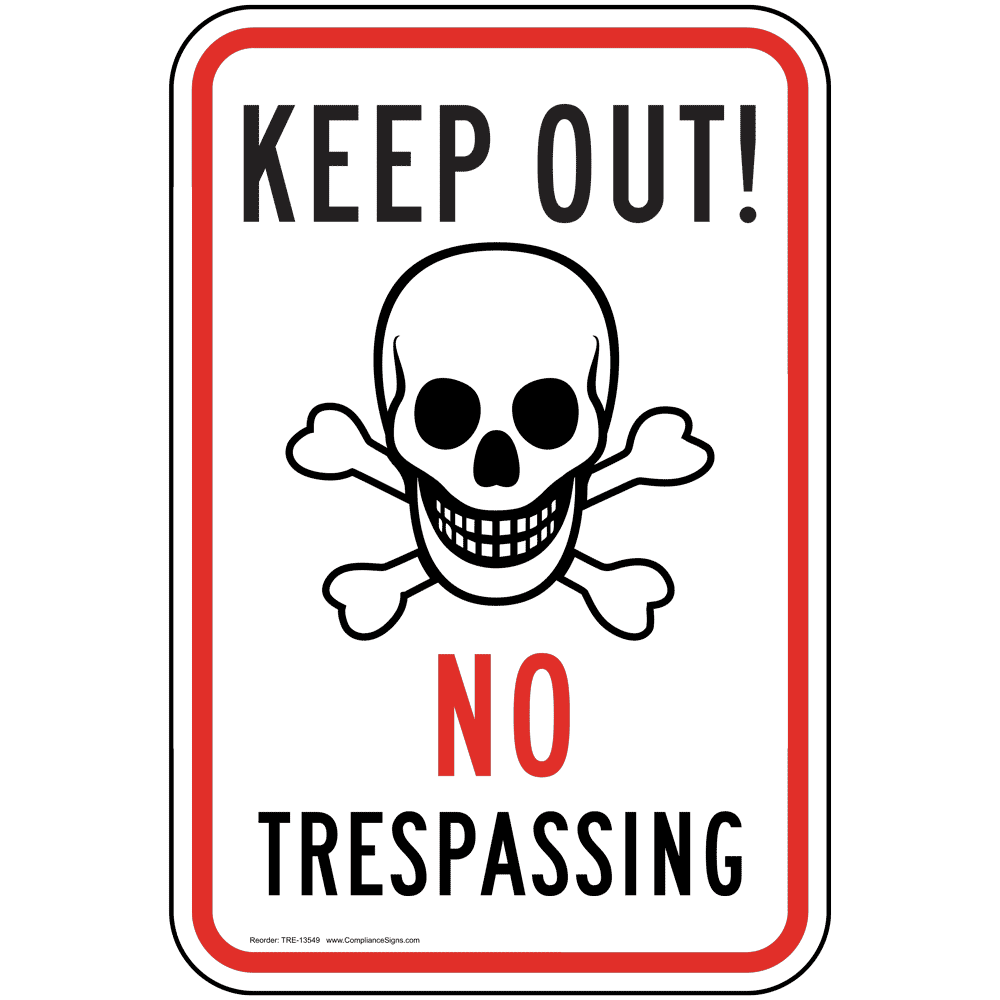 Graphics and More 22.9 x 15.2 cmNo Trespassing No Soliciting Violators Will Be Shot Metal Sign Board 