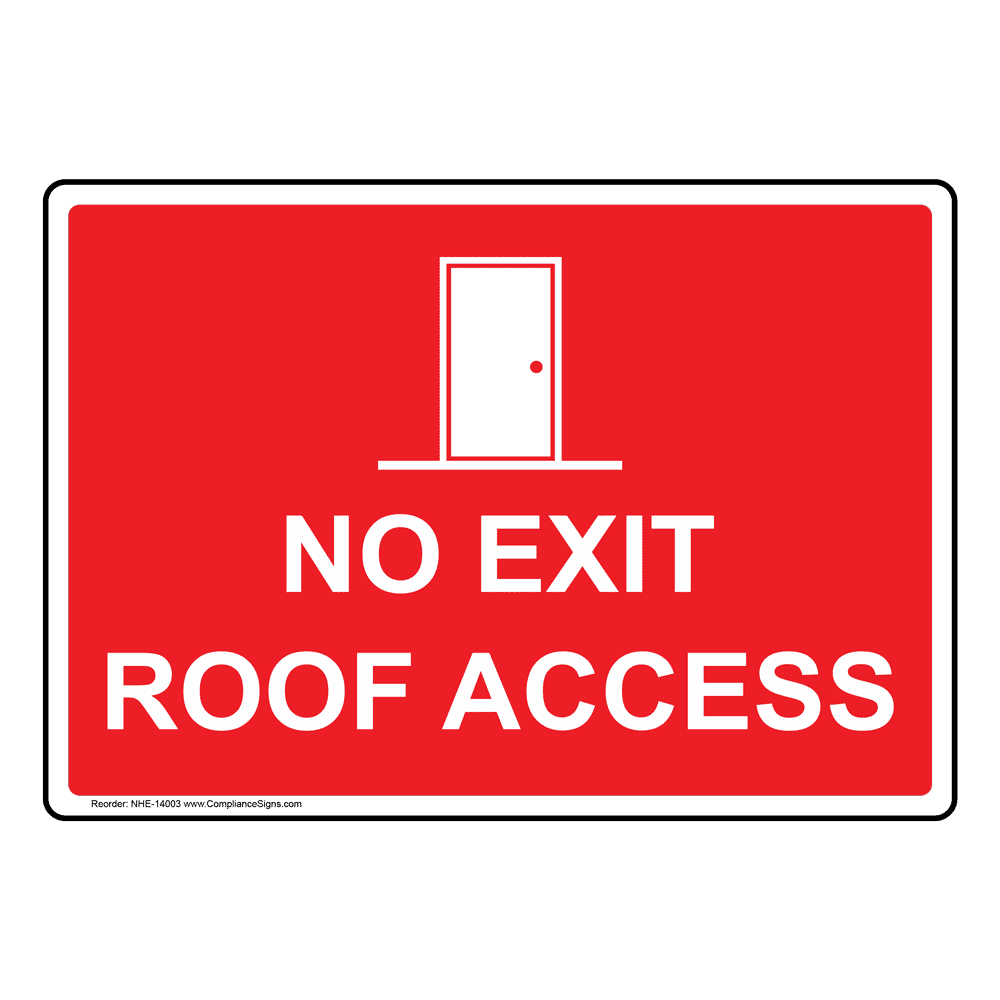 EXITサイン not-an-exit-sign-nhe-
