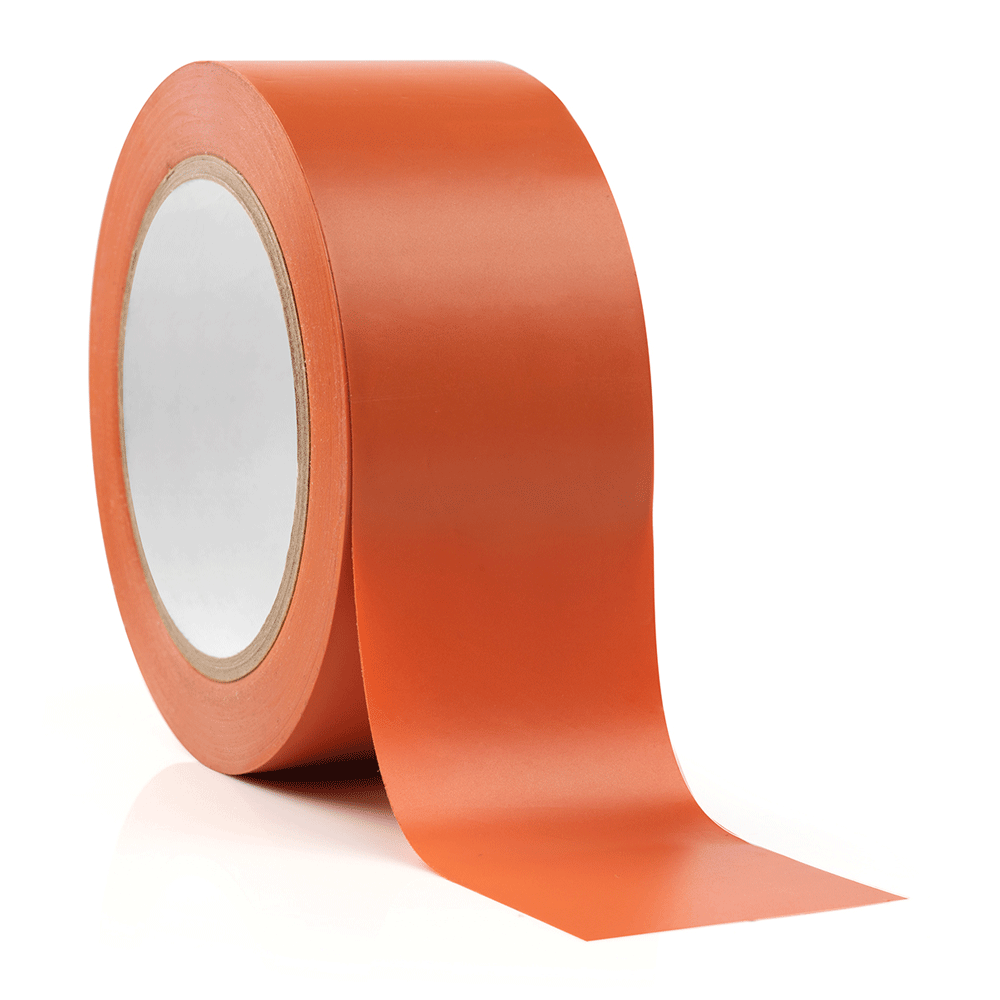 Orange Floor Tape - 2 Inch - 3 Inch - Vinyl