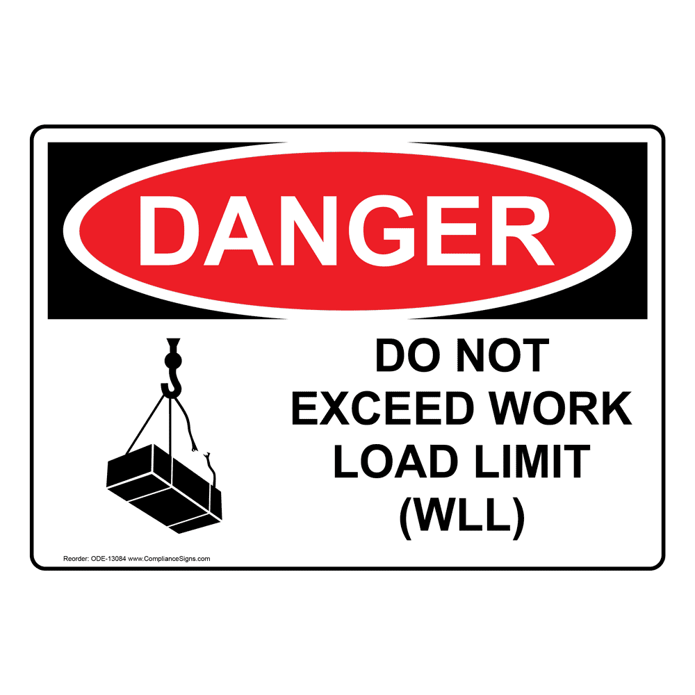 Working Load Limits