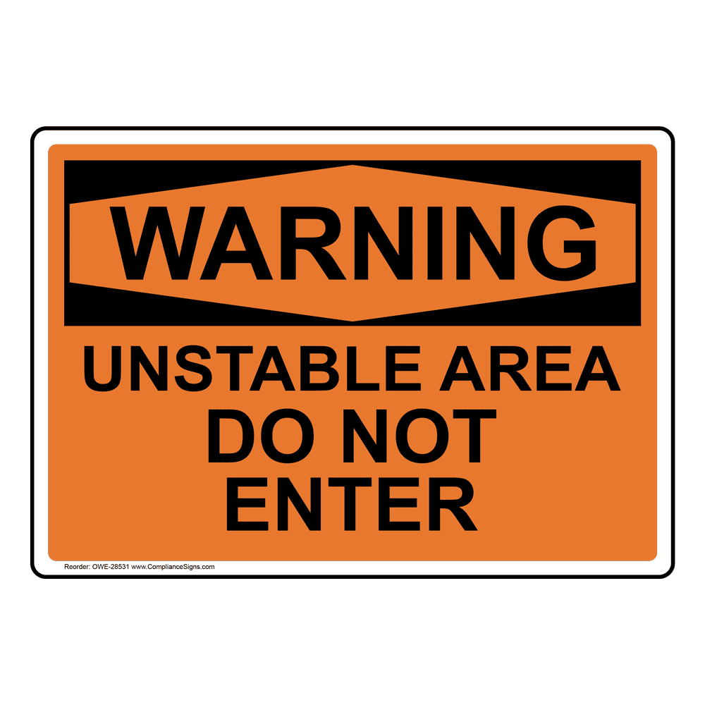 Do Not Enter Sign Warning 