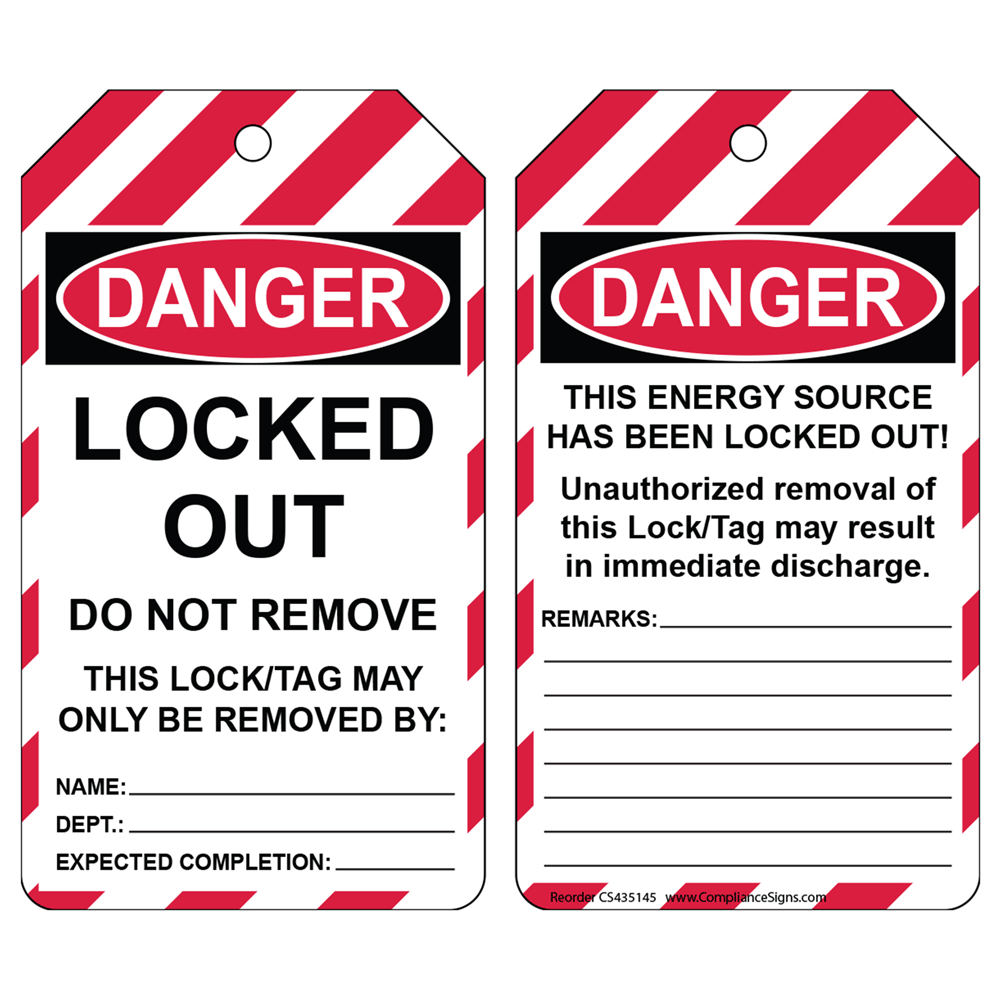 Danger Lockout Tagout Tags vrogue co