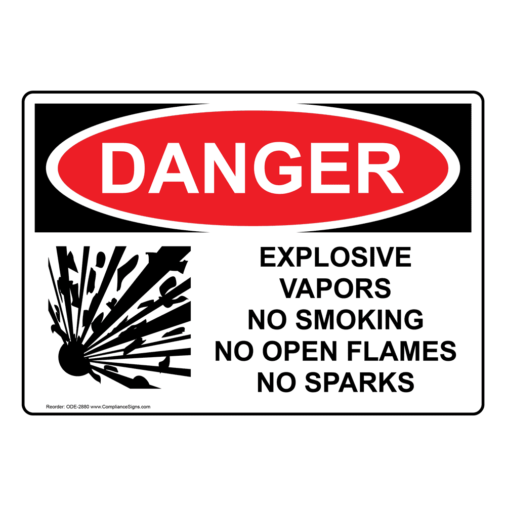 Danger Explosives 5 Sticker Sign Decal Set For Public Safety WH&S OHS WHS 